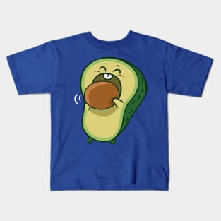 Avocado eating the bone Kids T-Shirt